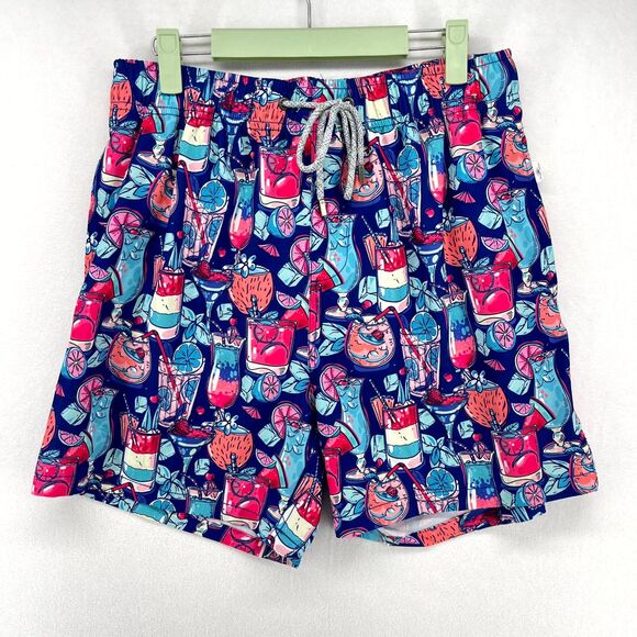 Vintage Summer Premium Lined Swim Trunks Mens Size M - Picture 1 of 10